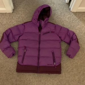 Marmot Fushia 700 fill down puffer warm winter jacket XL